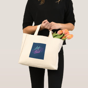 Neon Muziekgeluiden Design Mini Tote Bag