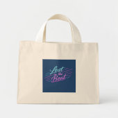 Neon Muziekgeluiden Design Mini Tote Bag (Voorkant)