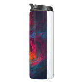 Neon Mystical Swirls Thermal Tumbler Thermosbeker (Geroteerd rechts)