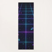 Neon Naam Retro 80's Yogamat (Achterkant)
