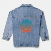 Neon Nachtglans Denim Jacket (Achterkant)
