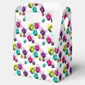 Neon Nail Pools patroon Bedankdoosjes (Geopend)