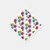 Neon Nail Pools patroon Servet (Hoek)