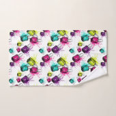 Neon Nail Pools patroonpatroon Bad Handdoek (Handdoek)