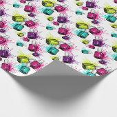 Neon Nail Pools patroonpatroon Cadeaupapier (Hoek)