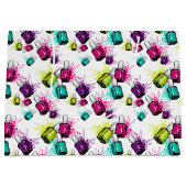 Neon Nail Pools patroonpatroon Groot Cadeauzakje (Voorkant)