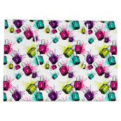 Neon Nail Pools patroonpatroon Groot Cadeauzakje (Achterkant)