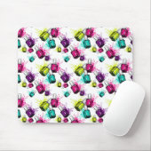 Neon Nail Pools patroonpatroon Muismat (Met muis)