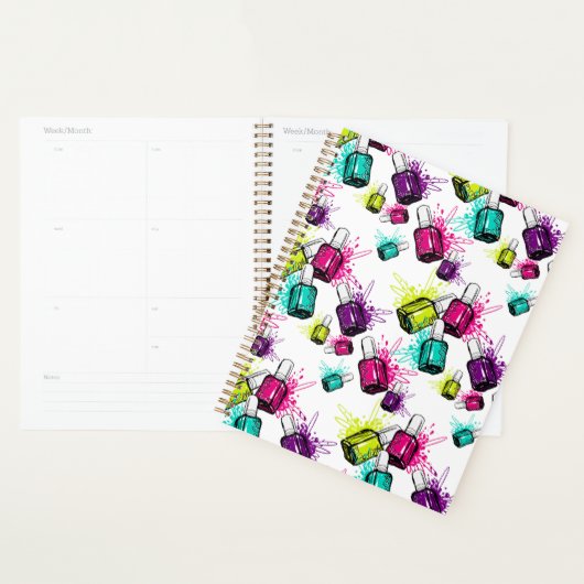 Neon Nail Pools patroonpatroon Planner (Display)