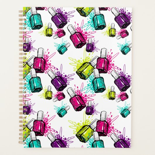 Neon Nail Pools patroonpatroon Planner (Voorkant)