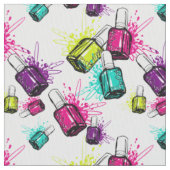Neon Nail Pools patroonpatroon Stof (Close Up)