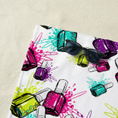 Neon Nail Pools patroonpatroon Strandlaken (In situ)