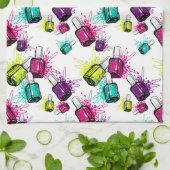 Neon Nail Pools patroonpatroon Theedoek (Gevouwen)