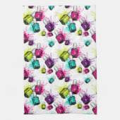 Neon Nail Pools patroonpatroon Theedoek (Verticaal)