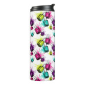 Neon Nail Pools patroonpatroon Thermosbeker (Gedraaid links)