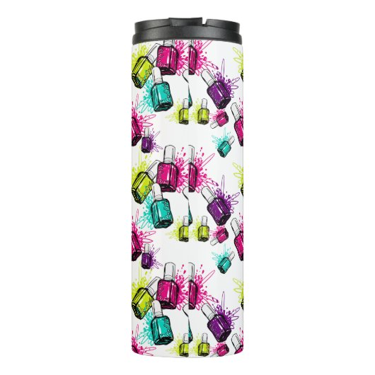 Neon Nail Pools patroonpatroon Thermosbeker (Achterkant)