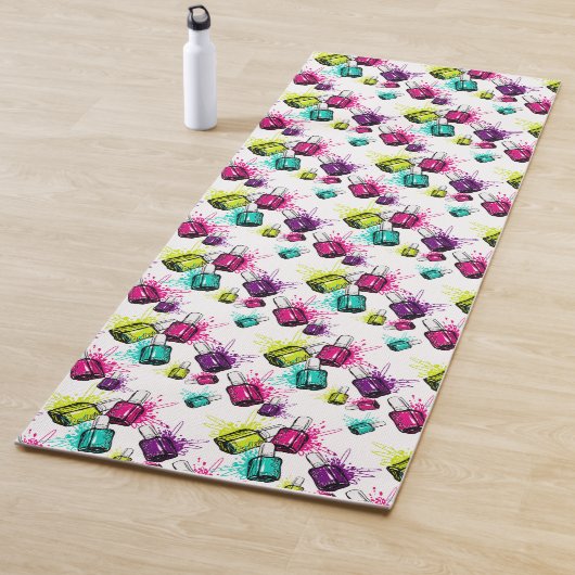 Neon Nail Pools patroonpatroon Yogamat (In situ)