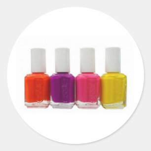 Neon Nail Ronde Sticker