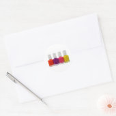 Neon Nail Ronde Sticker (Envelop)