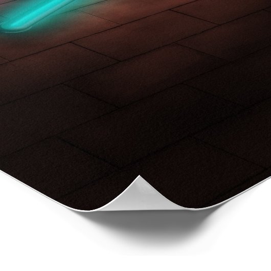 Neon Nails-bord Poster (Hoek)