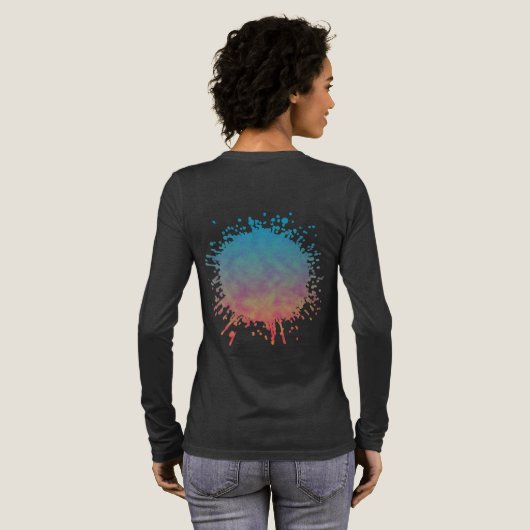 Neon Naschijnsel Tri-Blend Shirt (Achterkant)
