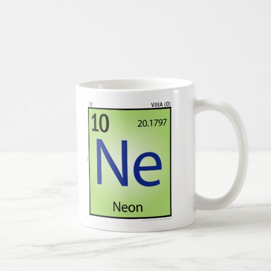 Neon (Ne) Element Mok (Rechts)