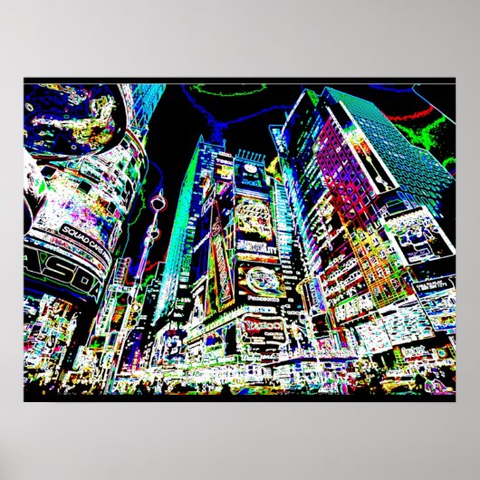 Neon New York Poster (Voorkant)