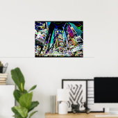 Neon New York Poster (Thuiskantoor)