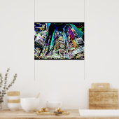 Neon New York Poster (Keuken)