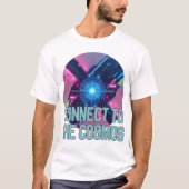 Neon Nexus - Verbinding met de kosmos T-shirt (Voorkant)