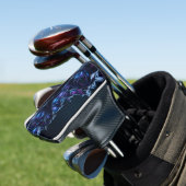 Neon Nexus: verweven techno-organische structuur Golfheadcover (Insitu)