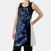 Neon Nexus: verweven techno-organische structuur Schort (Insitu)