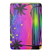 Neon Night Beachscape Badmat (Voorkant Verticaal)
