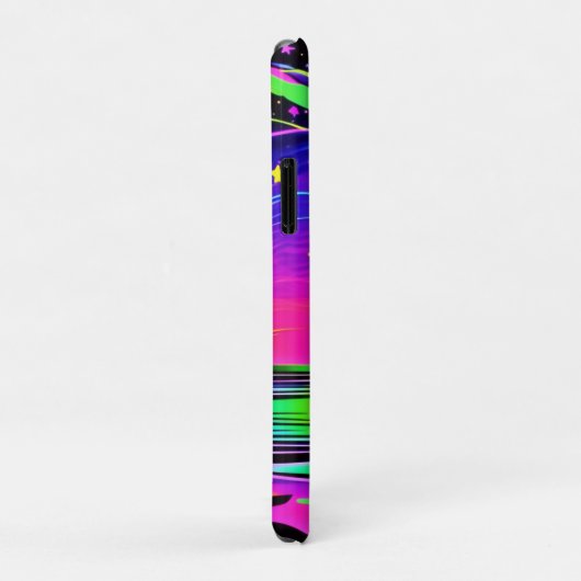 Neon Night Beachscape Case-Mate iPhone Case (Achterkant/rechts)