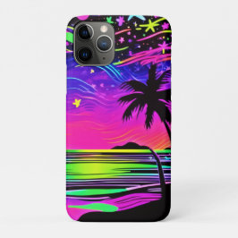 Neon Night Beachscape Case-Mate iPhone Case