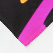 Neon Night Beachscape Fleece Deken (Hoek)