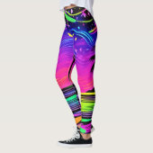 Neon Night Beachscape Leggings (Links)