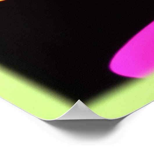 Neon Night Beachscape Poster (Hoek)