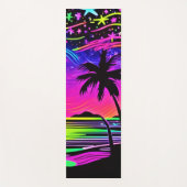 Neon Night Beachscape Yogamat (Voorkant)
