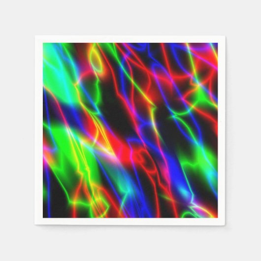 Neon Night Cocktail servet (Voorkant)