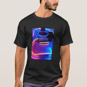 Neon Night Gitaar T-shirt