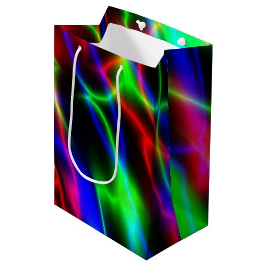 Neon Night Medium Cadeauzakje (Voorkant Gekanteld)