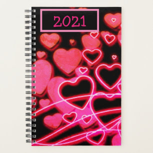 "Neon Night Party" - Harten en liefde Planner