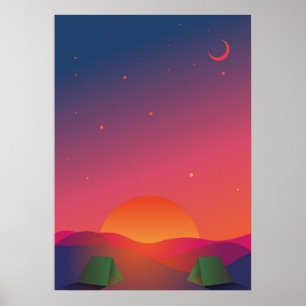 Neon Night Sky Neon Artiest Neon Led Tekenen Neon Poster