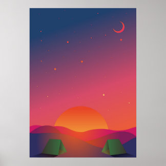Neon Night Sky Neon Artiest Neon Led Tekenen Neon Poster