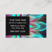 Neon Nightclub Electric Professional Executive Visitekaartje (Achterkant)