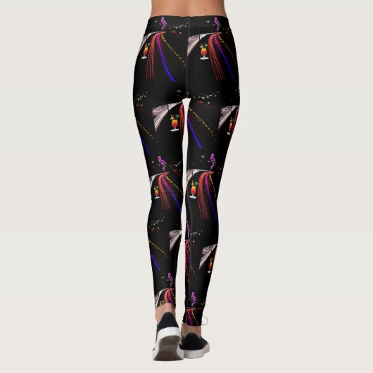 Neon Nightlife Glow Leggings (Achterkant)