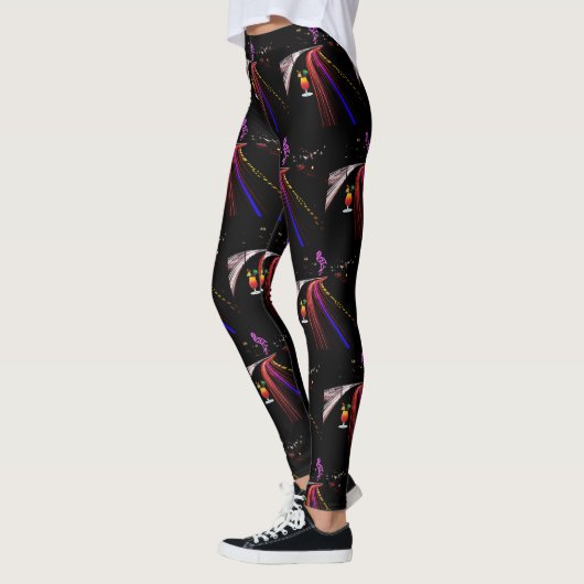 Neon Nightlife Glow Leggings (Links)