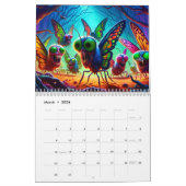 Neon Nightmares: Een griezelig Collectie Kalender (Mar 2026)