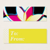 Neon Nights (Cadeau Label) Mini Visitekaartjes (Voorkant /achterkant)